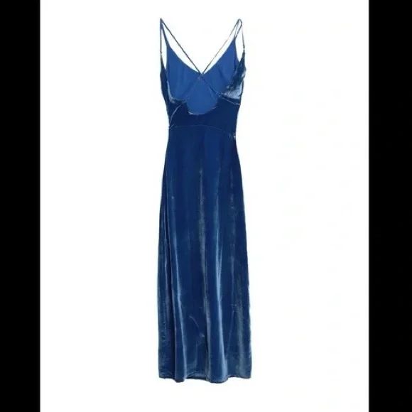 For Love & Lemons Nadine Velvet Maxi Dress LIKE NEW - Picture 4 of 14